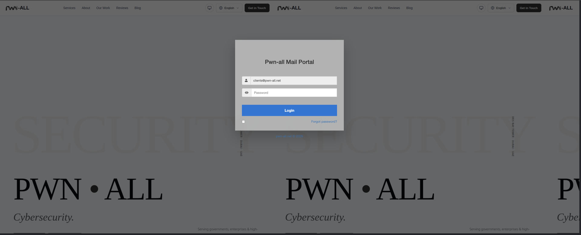 Scam "Mail Portal"