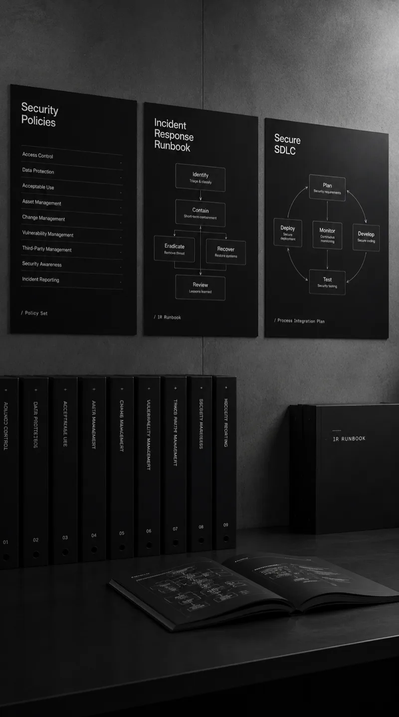 Security policies and process runbook